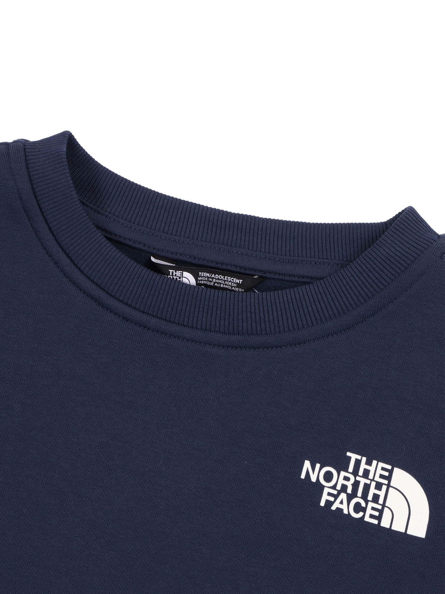 Teen Box Nse Regular Crew Summit Navy-Dusk Blue Cotton Recycled Polyester Sweatshirt