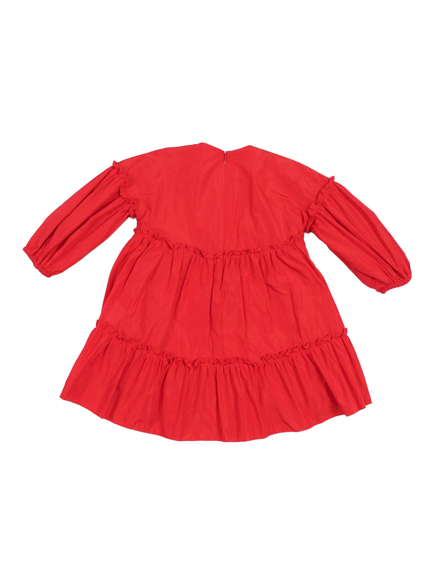Woven Dress Red Polyester