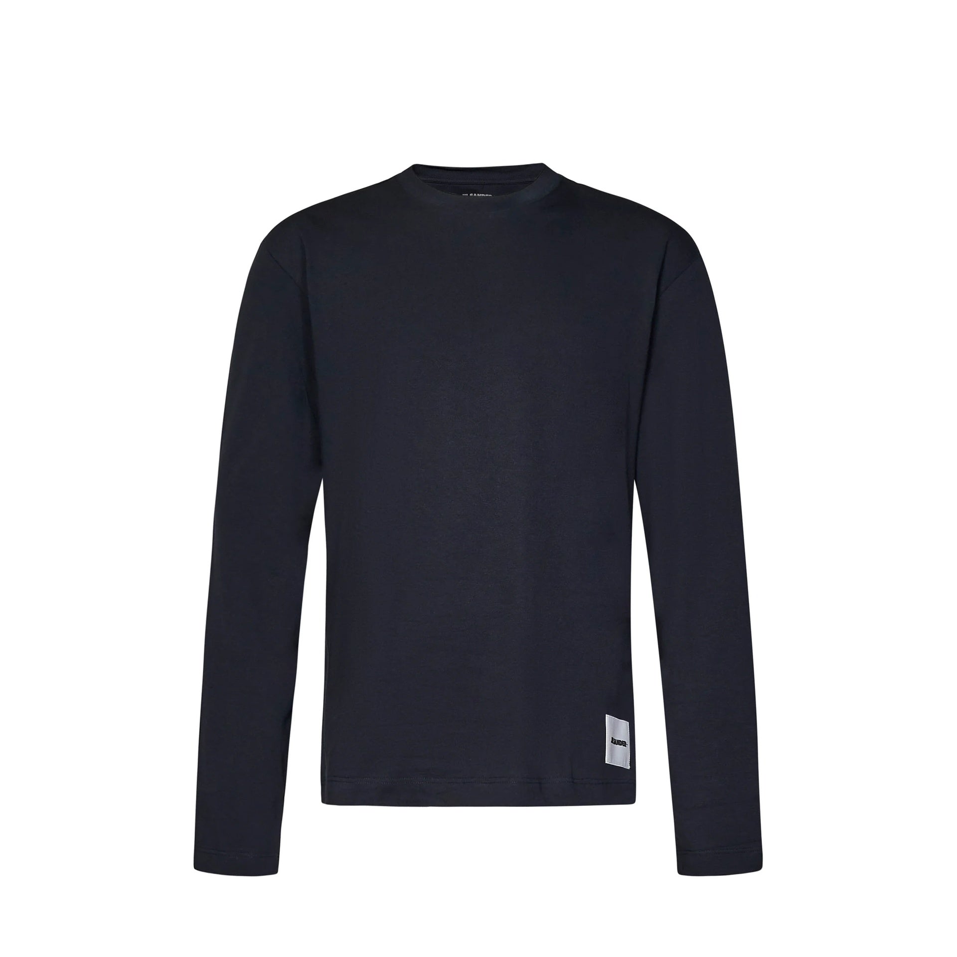 Jil Sander 3-Pack Long-Sleeved T-Shirt Set Black Cotton