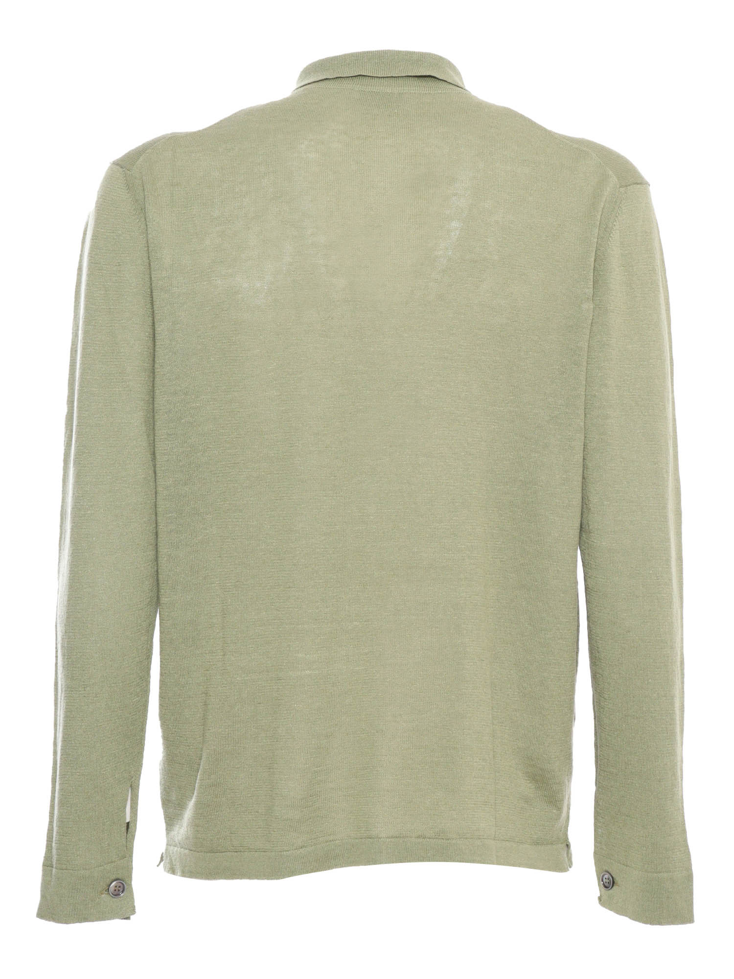 Pistachio green shirt Linen Cotton