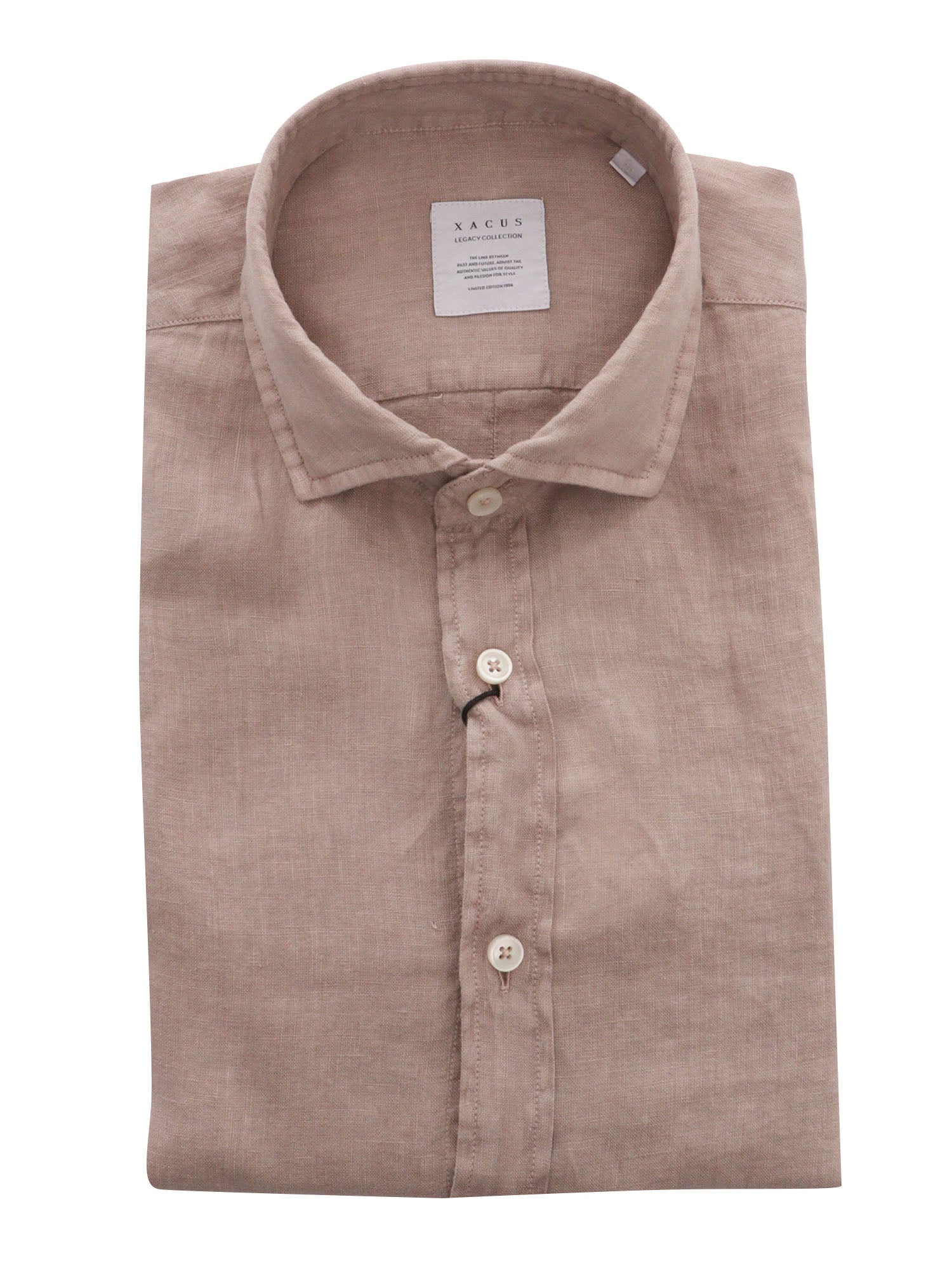 SHIRT Brown Linen