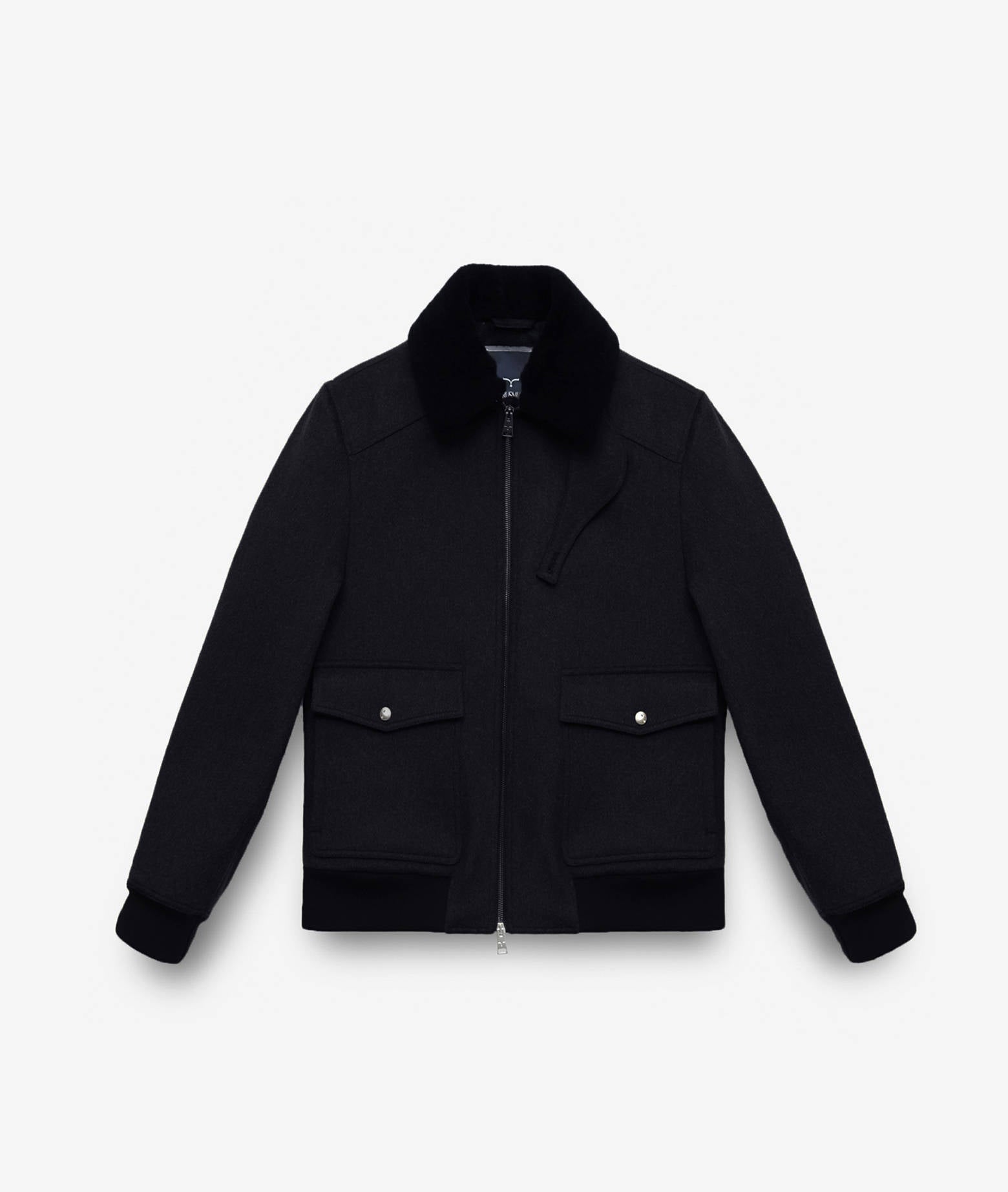 Wool Jacket Elbrus Midnightblue Sportswear (no Padding)