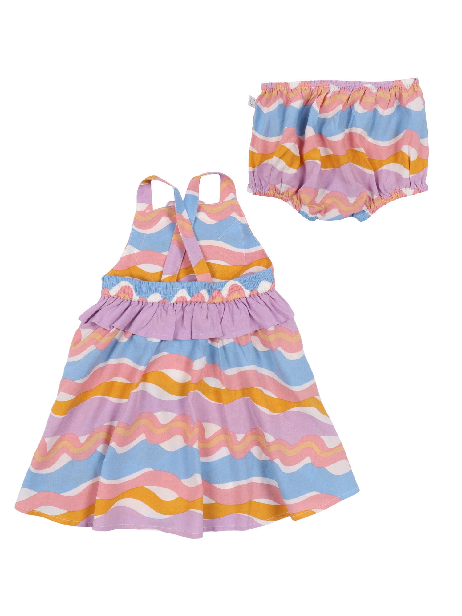 WOVEN DRESS Pink Cotton
