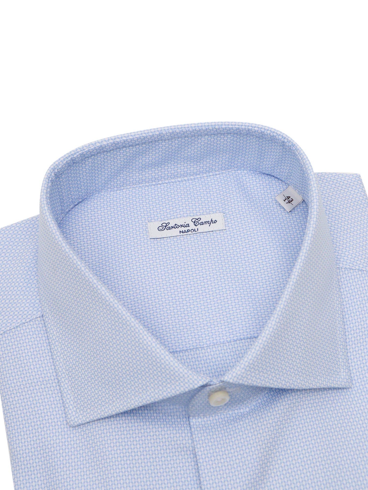 Mens Shirt Light Blue Cotton