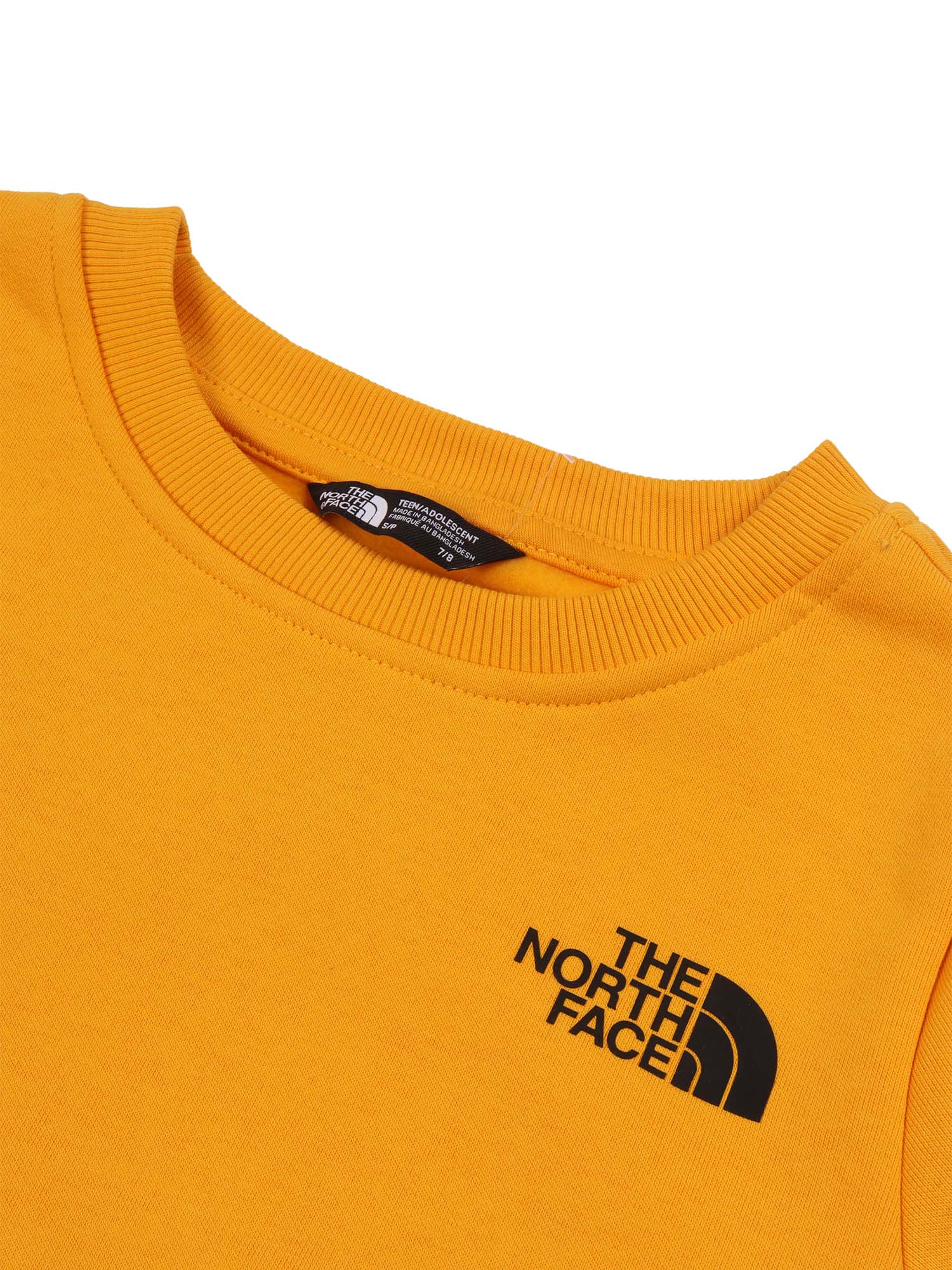 Teen Box Nse Regular Crew Summit Gold Yellow Cotton Recycled Polyester Sweatshirt