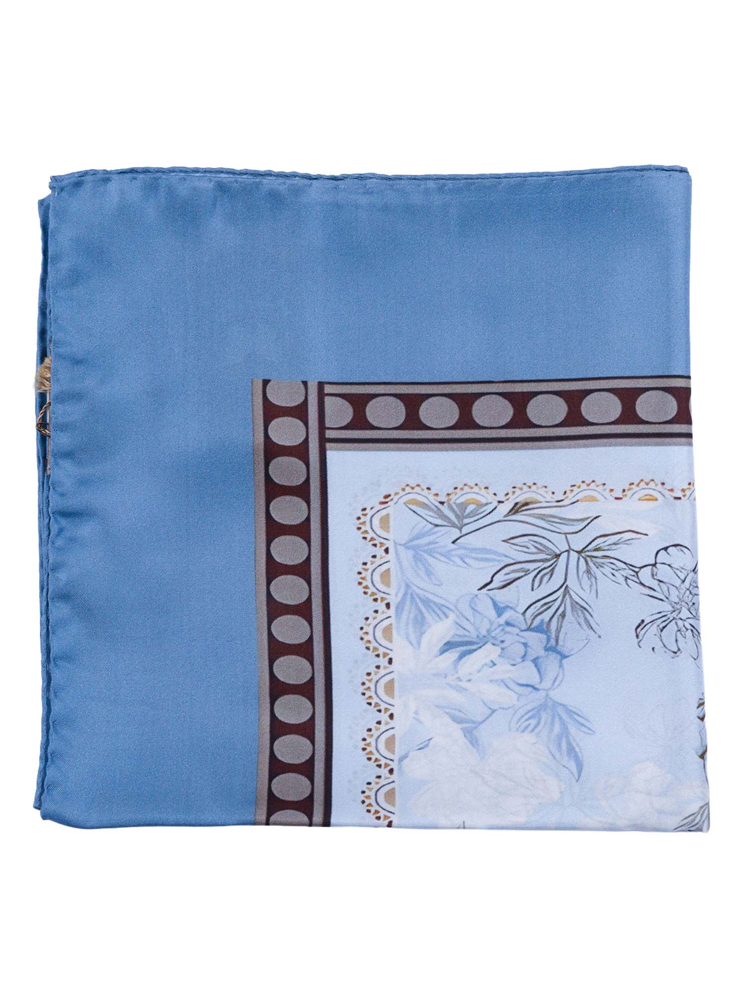 Oceano Stole Light Blue Silk Scarf