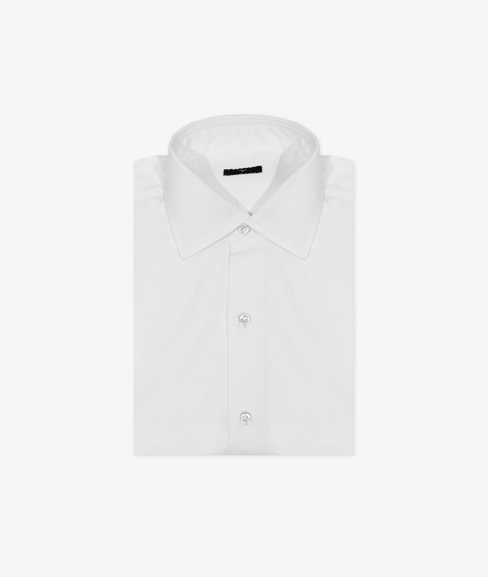 Tailored Cotton Shirt Montmartre White Hand Made