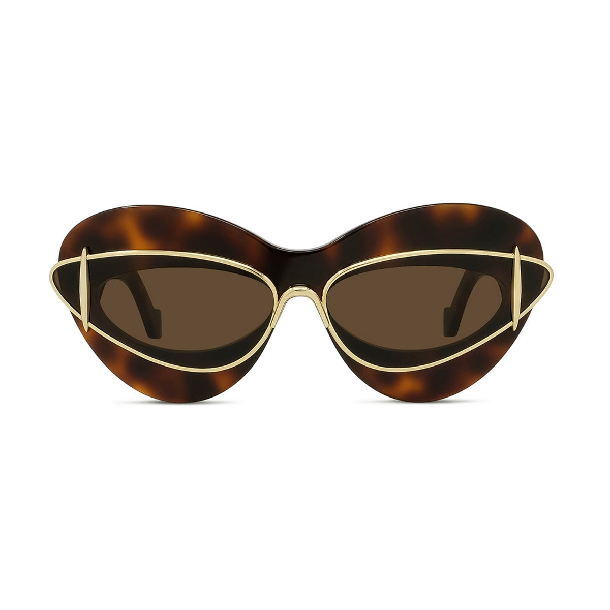 LW40119I 52E Marrone Acetate/metal Occhiali Sole
