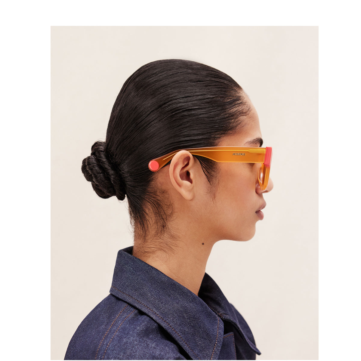 Les Lunettes Baci Multi Orange Arancione Acetate Occhiali Sole