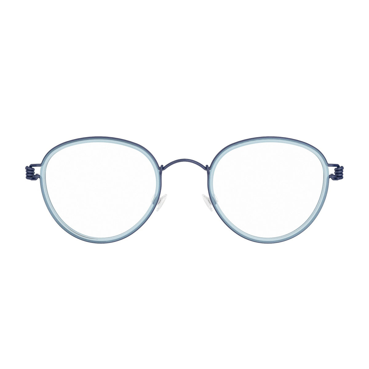 Lindberg Kid Teen Air Rim Jackie U13-U13-U13-K114M Blu Matte Acetate/titanium Occhiali Da Vista