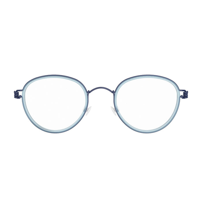 Lindberg Kid Teen Air Rim Jackie U13-U13-U13-K114M Blu Matte Acetate/titanium Occhiali Da Vista