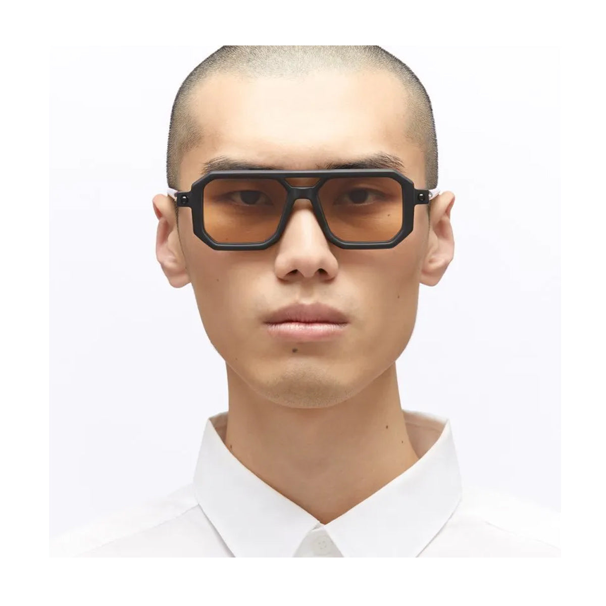 Maske P8 BMH BROWN 1* Black Matte-Kaki- Shine Nero Acetate Occhiali Da Vista
