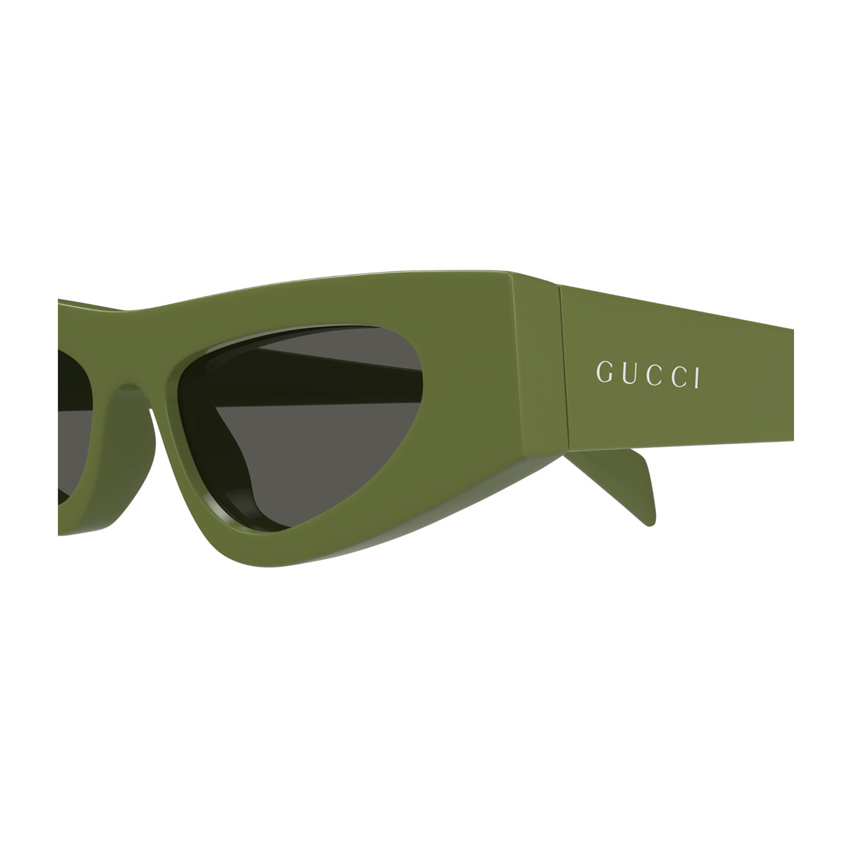 Gucci GG1779S Linea Fashion 007 Green Grey Verde Acetate Occhiali Da Sole