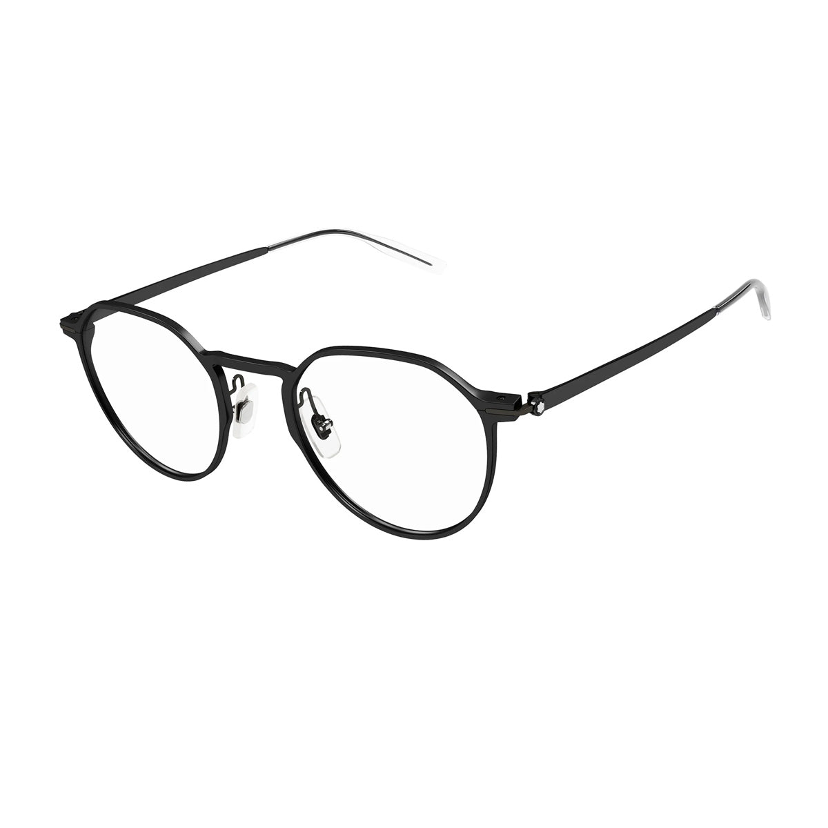MB0233O LINEA ESTABLISHED Nero Aluminum Occhiali Vista