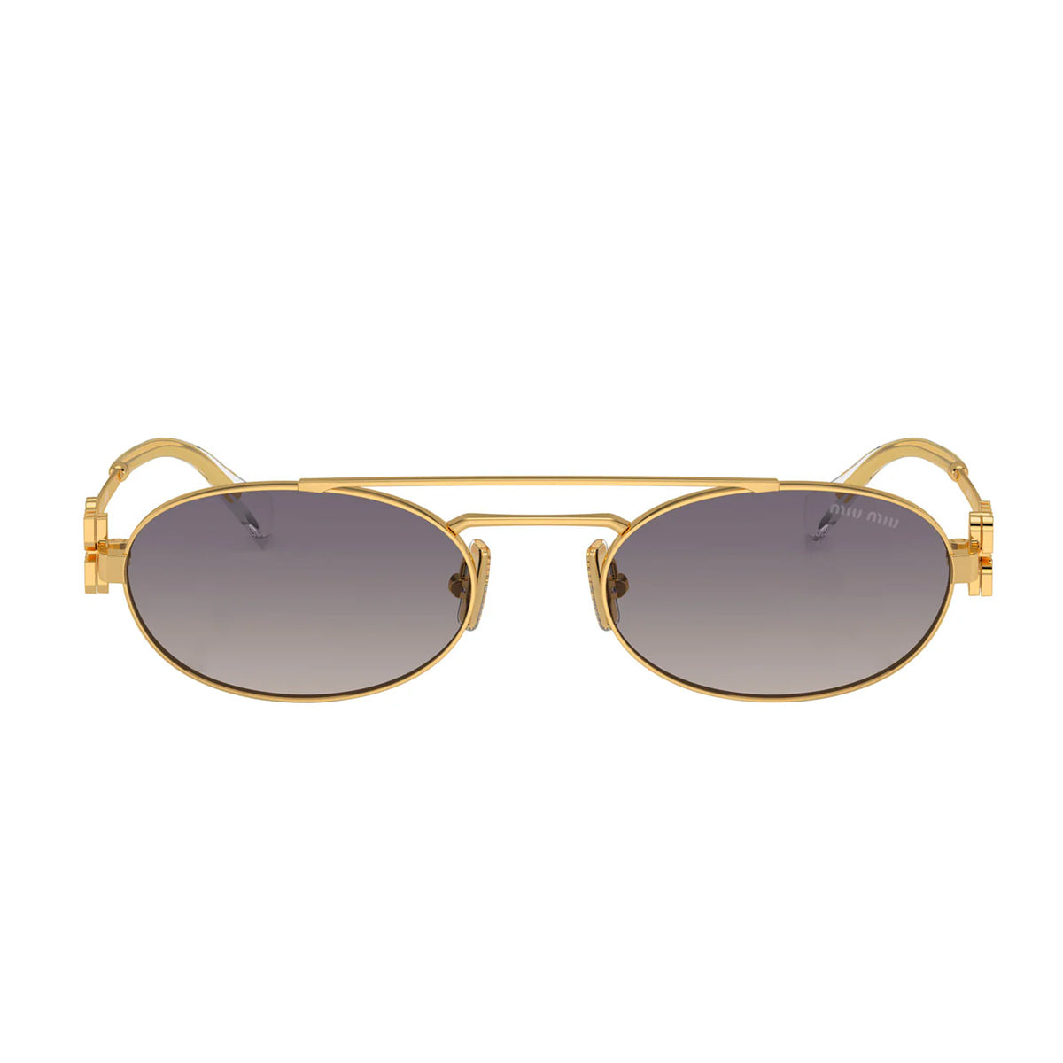 MiuMiu 0MU 54ZS Miu Logo 5AK30C Gold Oro Metal Occhiali Da Sole
