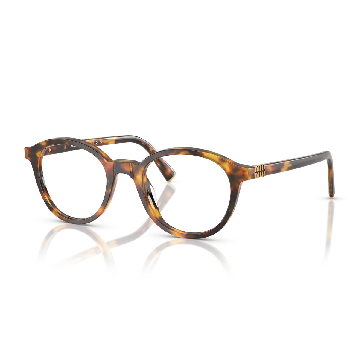 Miu 0MU 02WV Vista 14L1O1 Havana Marrone Acetate Occhiali Da