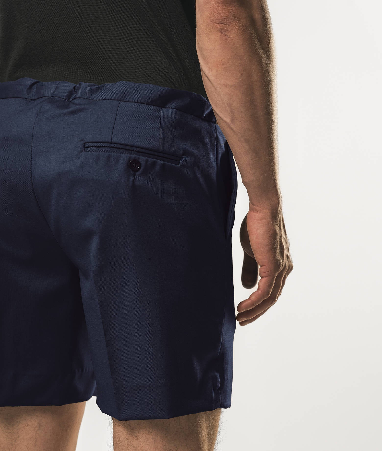 Wool Shorts Positano Beige Sportswear Trousers