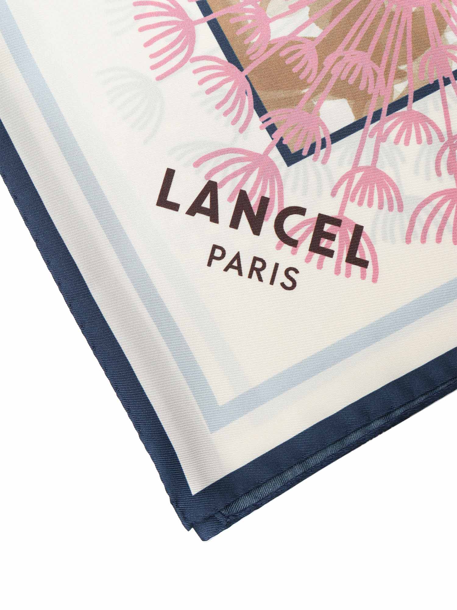 Feux Dartif Scarf White Silk Neckerchief