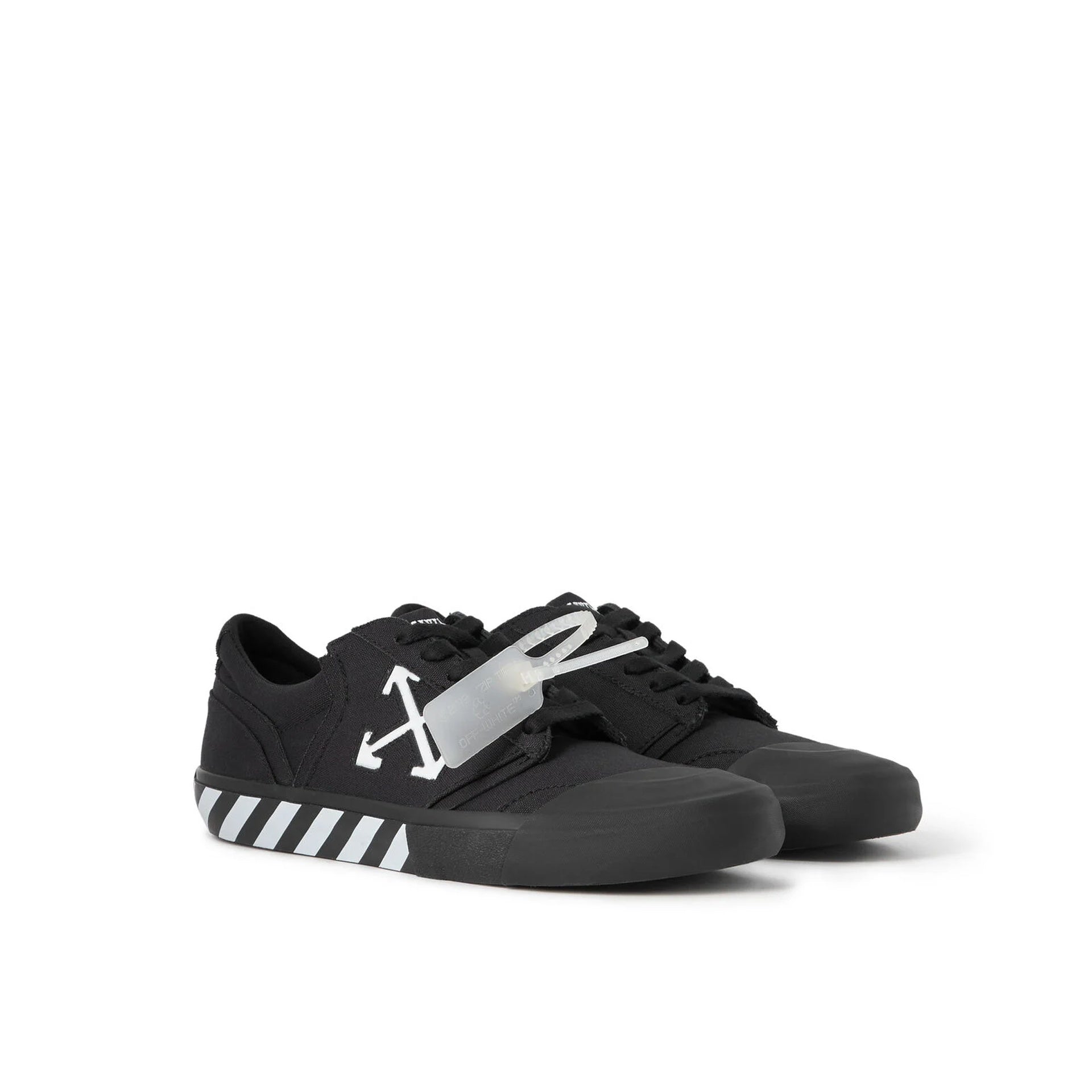 Vulcanized Low Sneakers Black Canvas