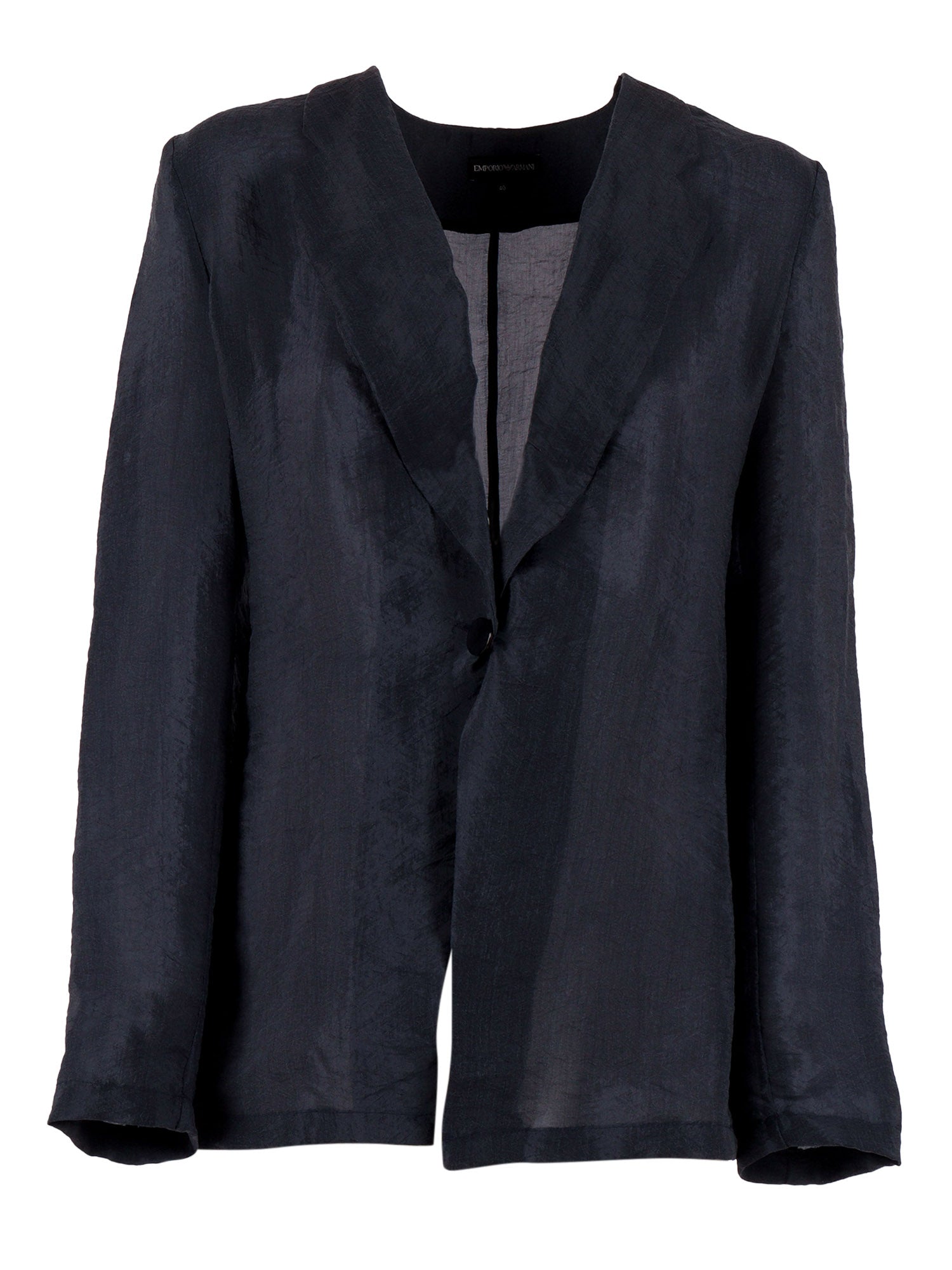 BLAZER Blue Lyocell Polyamide Jacket