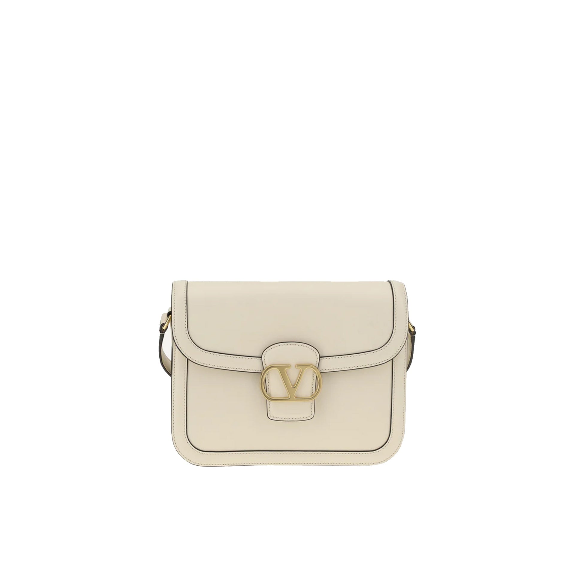 Garavani Shoulder Bag White Leather