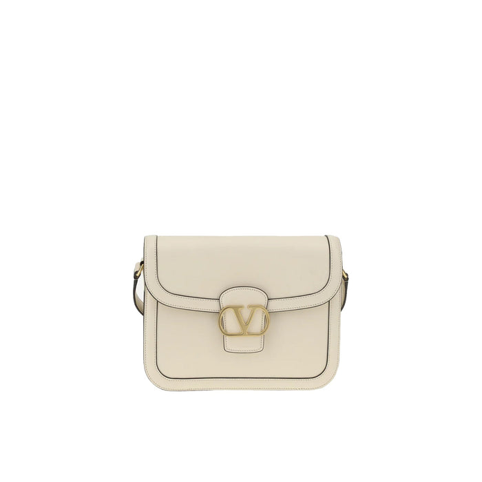 Garavani Shoulder Bag White Leather