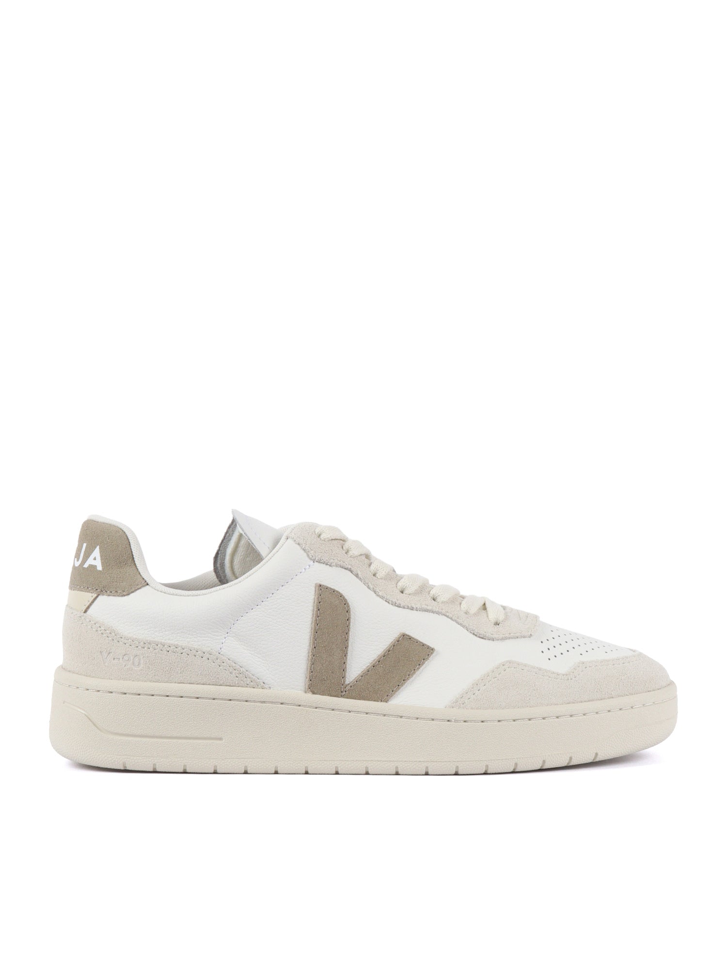 V-90 O.T. LEATHER WHITE_TAUPE SNEAKERS White