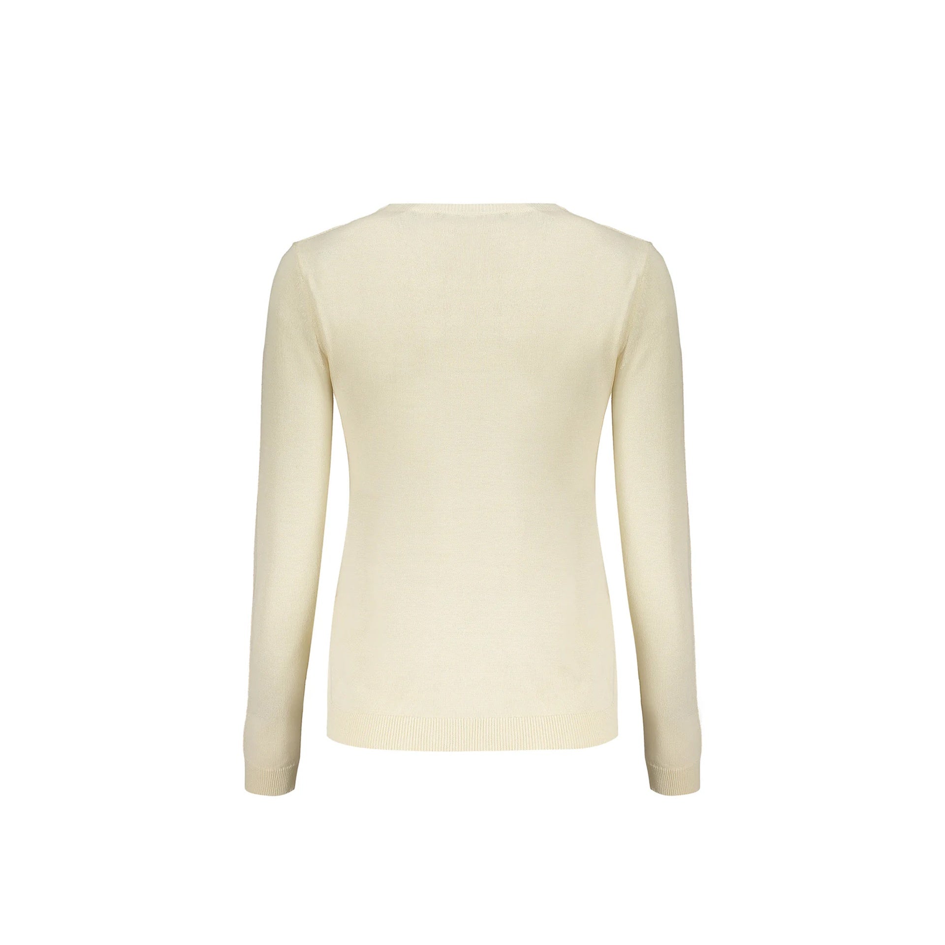 Garavani Logo Sweater Beige Cotton Polyamide