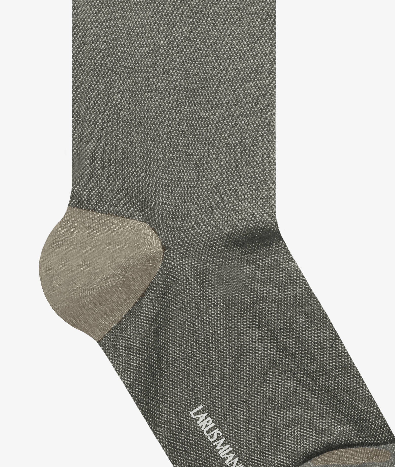 Micro Pattern Socks Brown