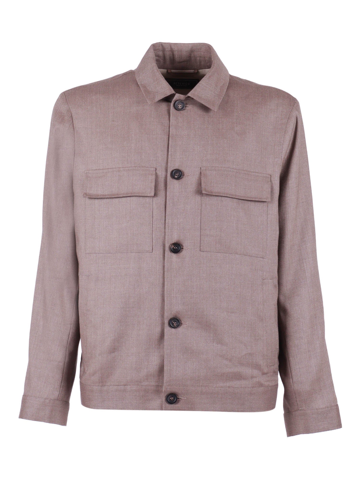 Man Outerwear Brown Jacket
