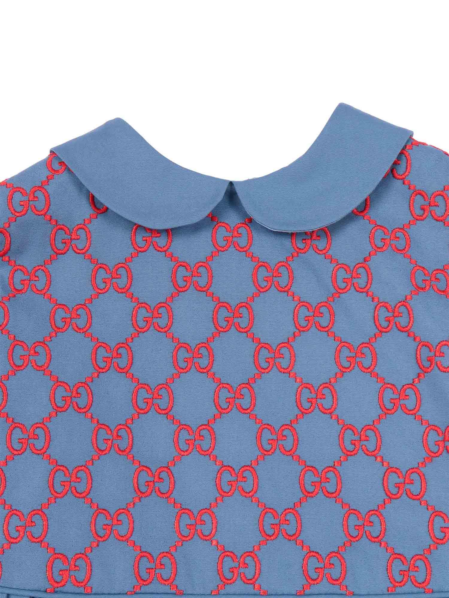 S-S DRESS STRETCH COTTON POPEL Blue Elastane