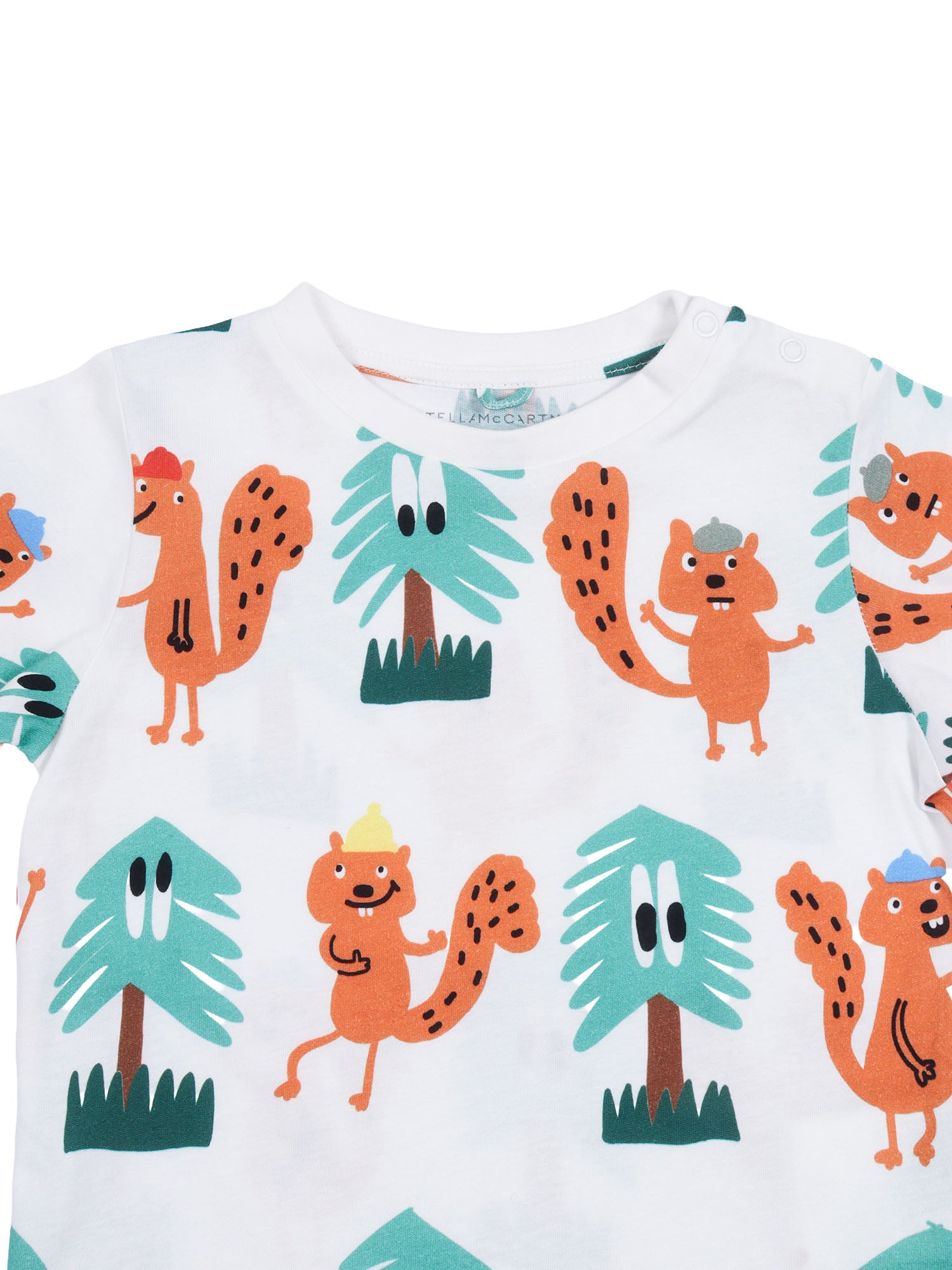 T-Shirt-Top White Cotton Short Sleeves T-shirt