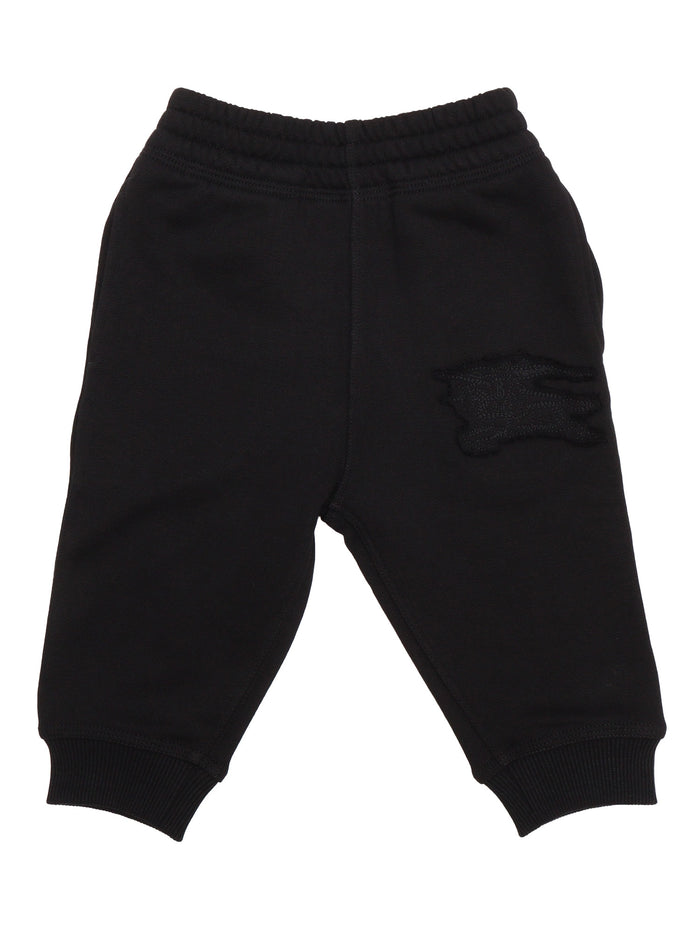 Inf Boy Jersy Trsrs Black Cotton Pant
