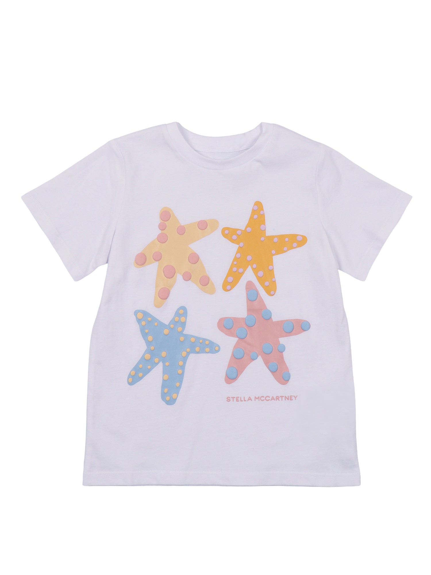 T-SHIRT-TOP White Cotton Short Sleeves T-shirt