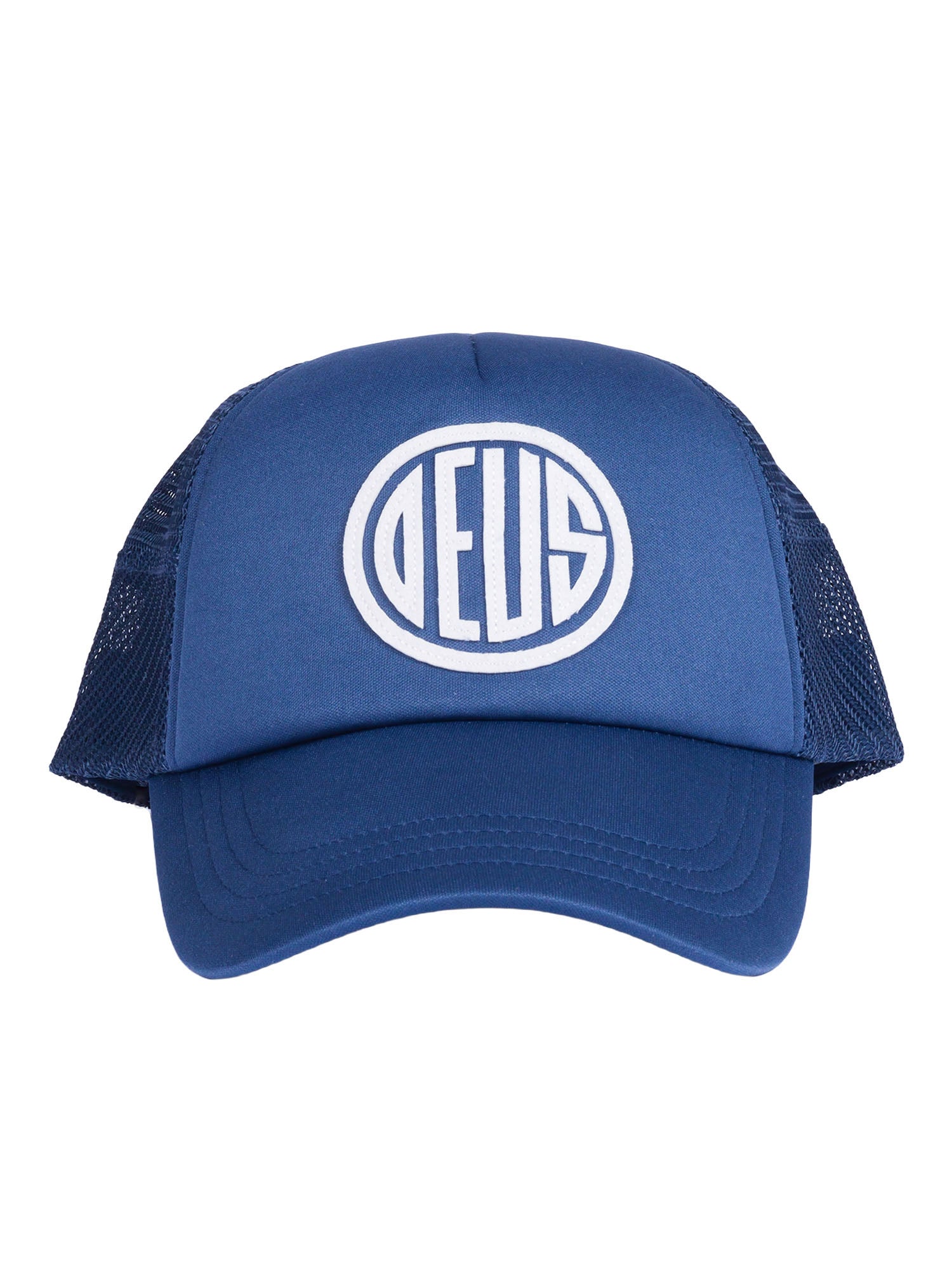 Pill Trucker Blue Polyester Lining Cotton Hat