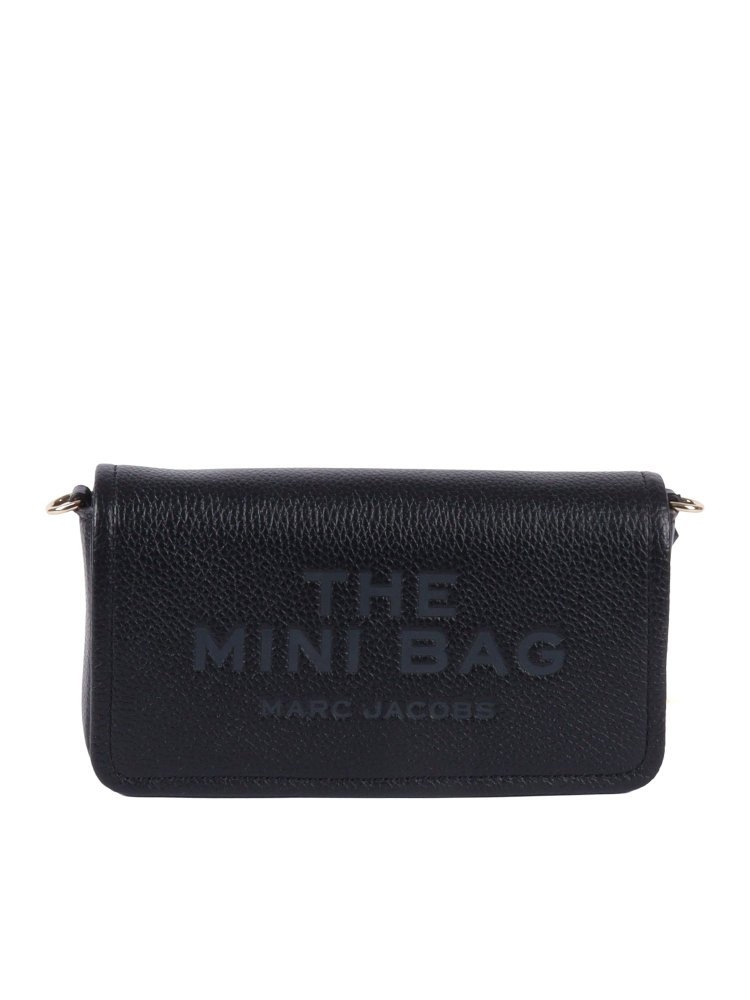 THE MINI BAG Black Cow Leather Cross
