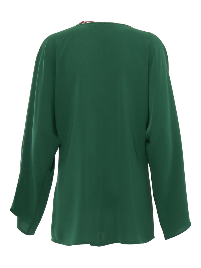 UMILE Jacket Green Triacetate Polyester