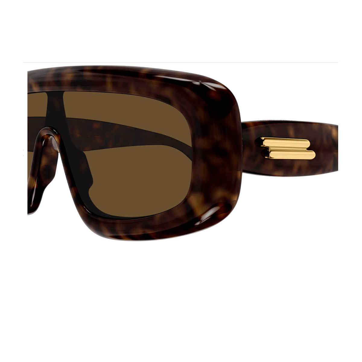 BV1281S LINE NEW CLASSIC 002 Havana Brown Marrone Recycled Acetate Occhiali Da Sole