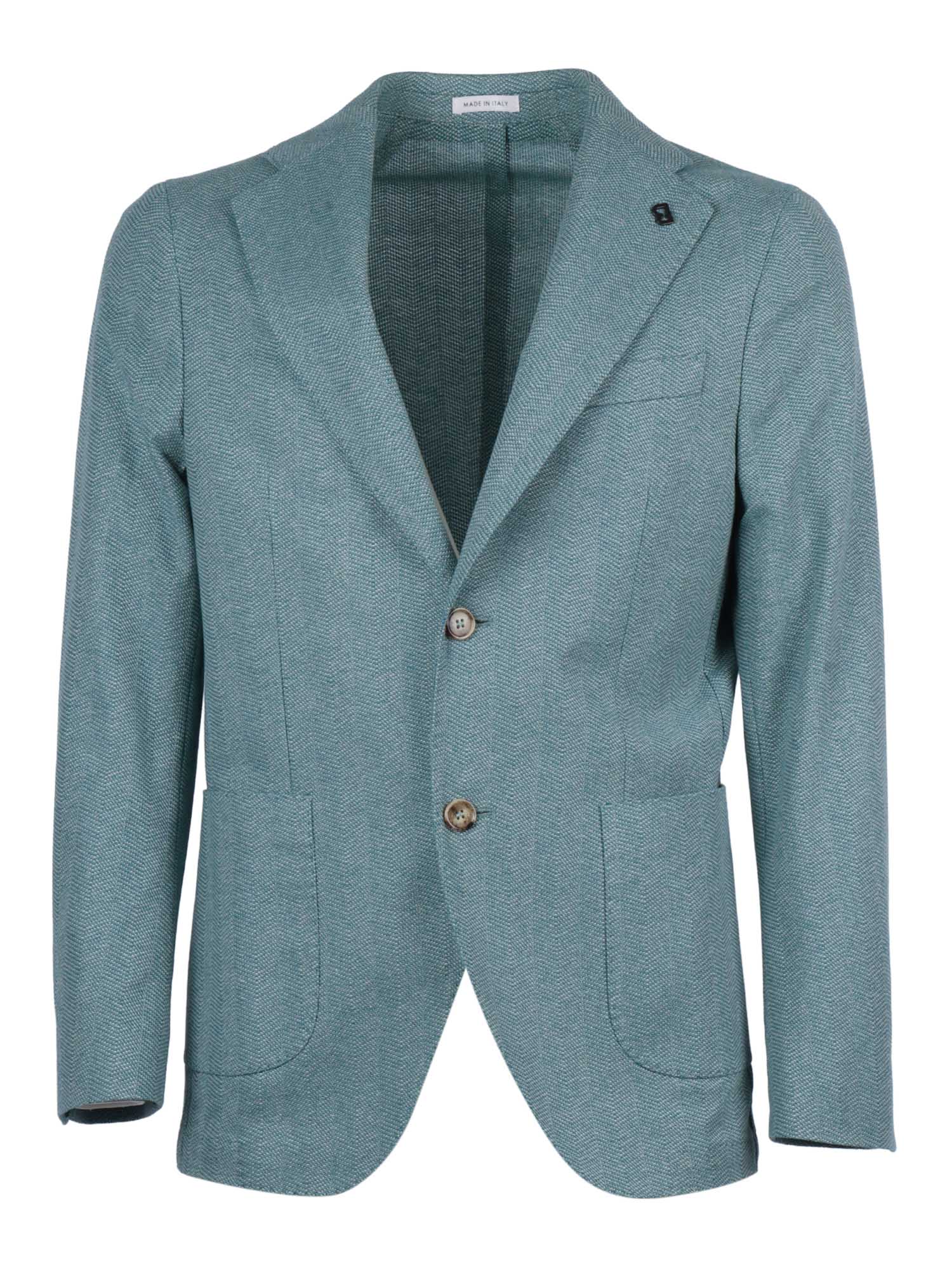 Jacket Green Single Breasted