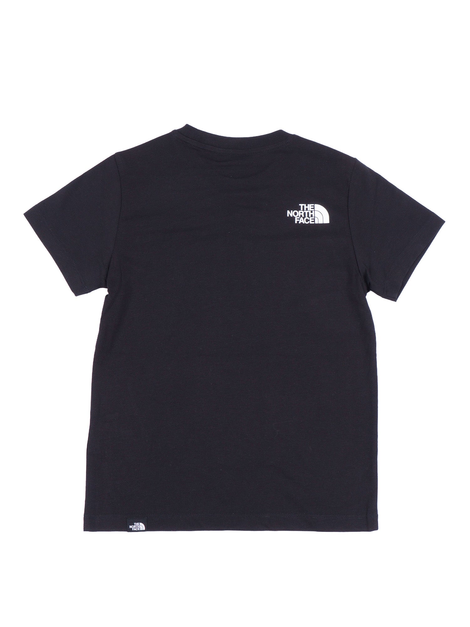 TEEN EASY REGULAR SS TEE TNF BLACK Cotton Polyester Short Sleeves T-shirt