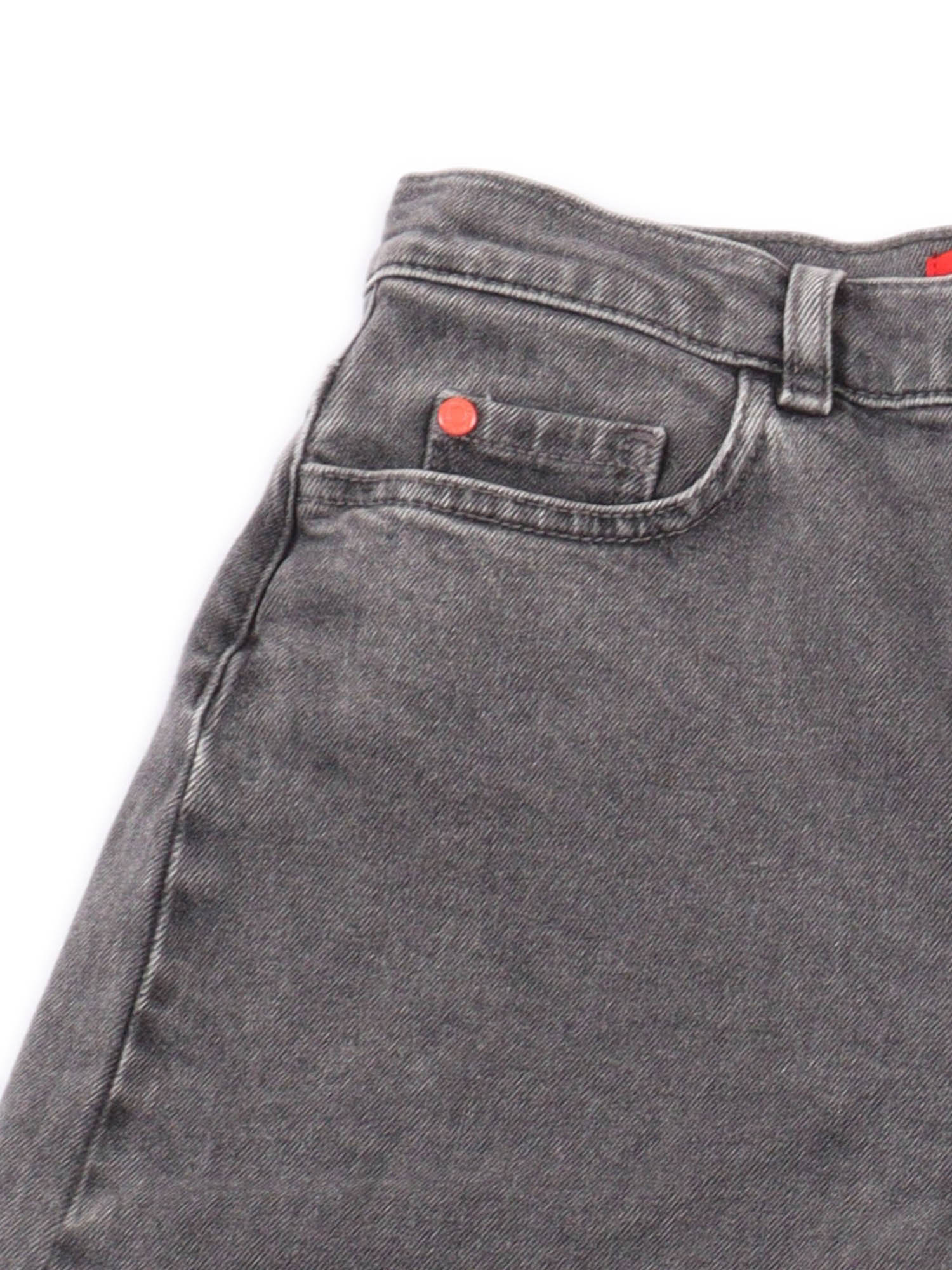 5 pockets Grey Cotton Elastane Jean