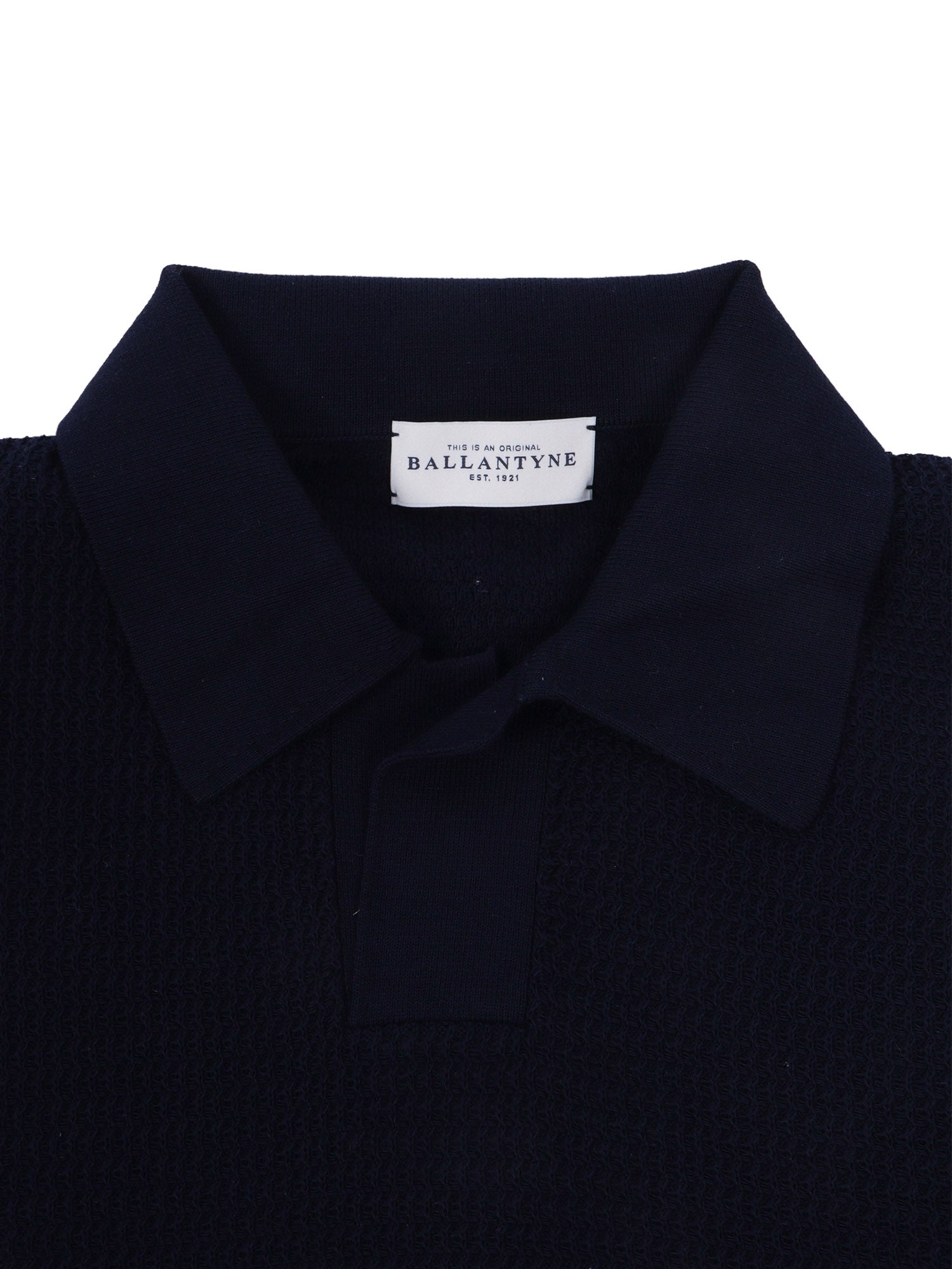 Short Sleeve Polo Blue Cotton Sleeves