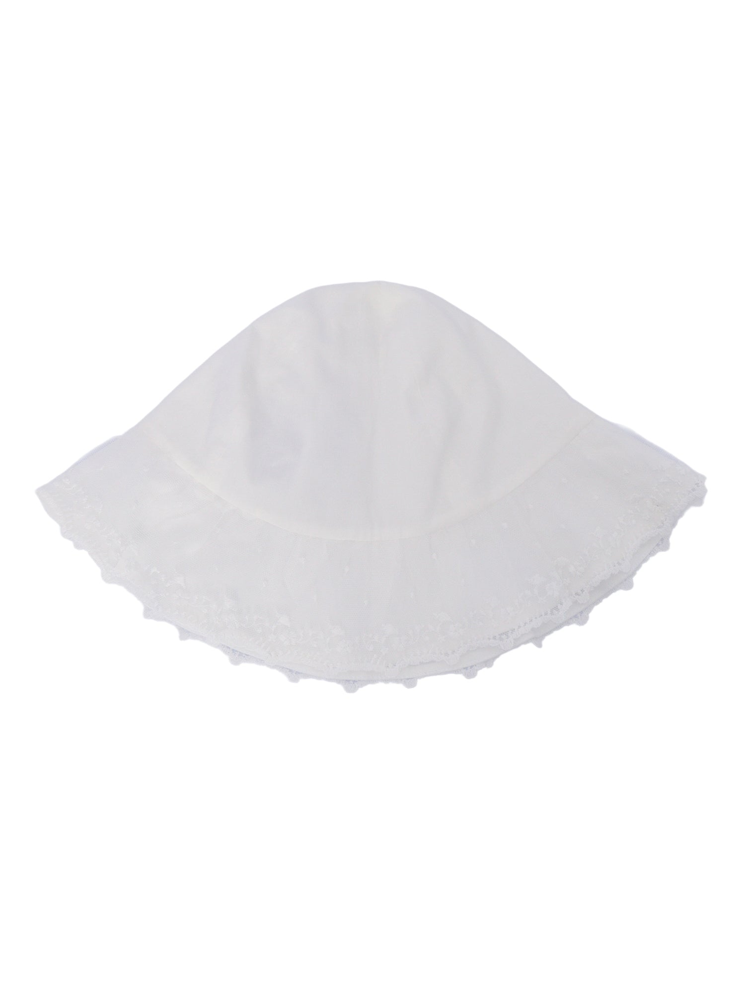 Romper + Cap White Cotton Fabric 2 Polyamide Gift Box