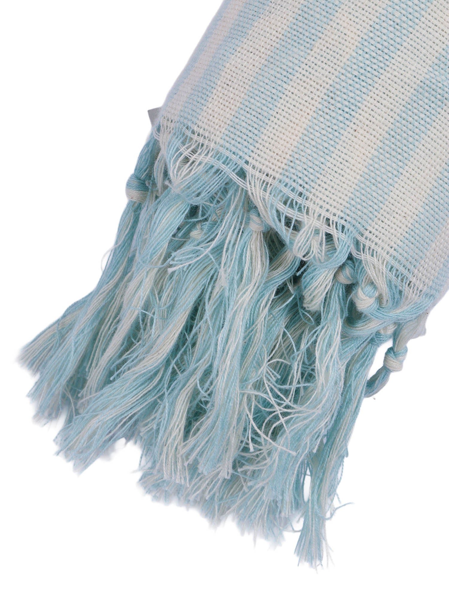 Foutas Light N-Stripes S V 31 Emb Blue Cotton Telo Mare