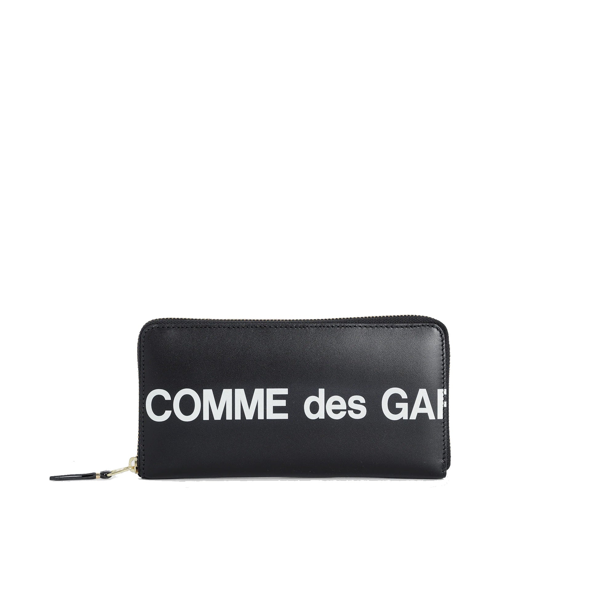 Comme Des Garçons Logo Wallet Black Cowhide