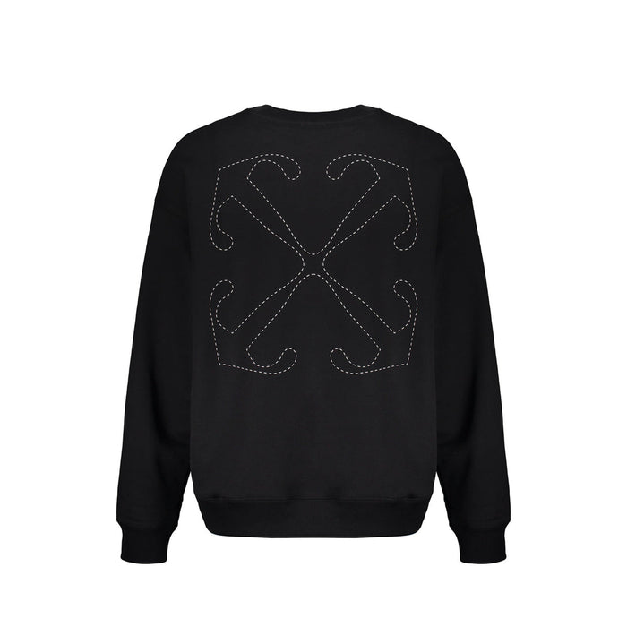 Logo Sweatshirt Black Cotton