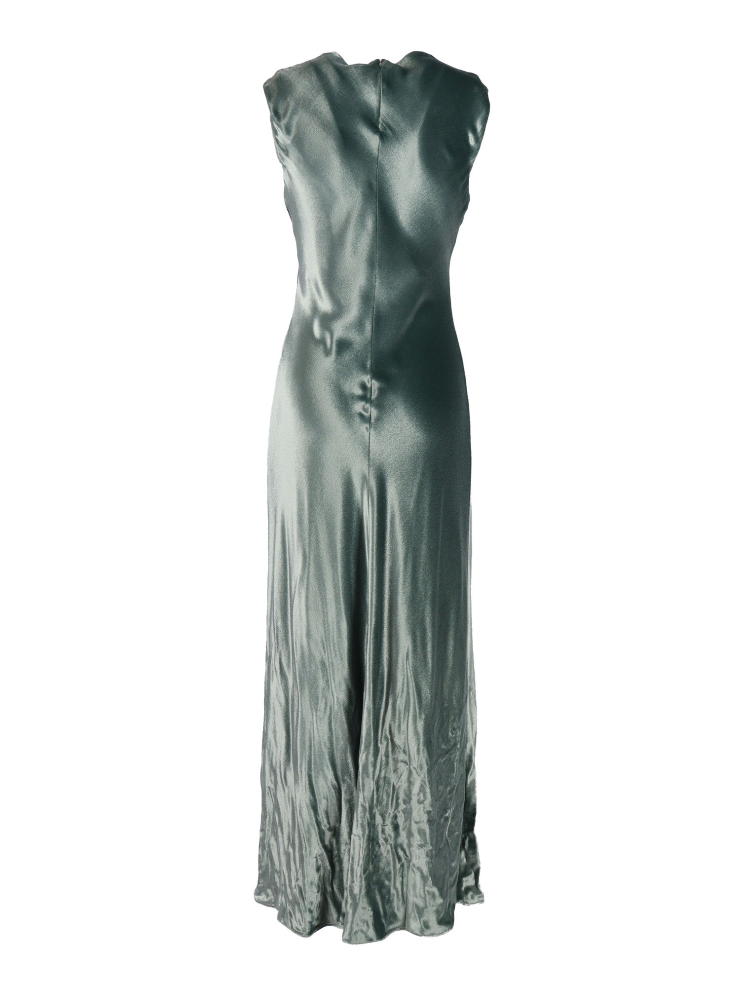 Dress Green Viscose Midi