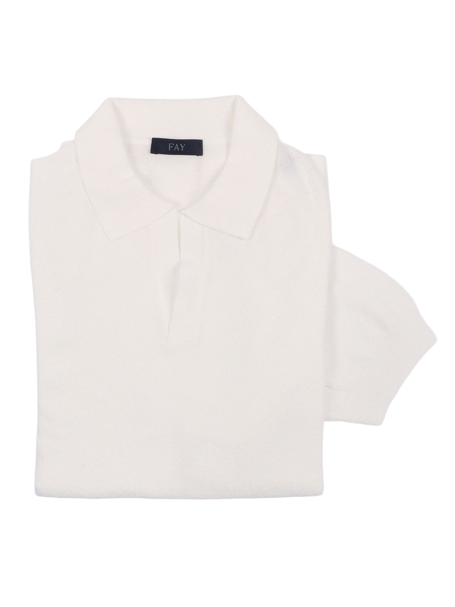 POLO White Cotton Polyamide Shirt