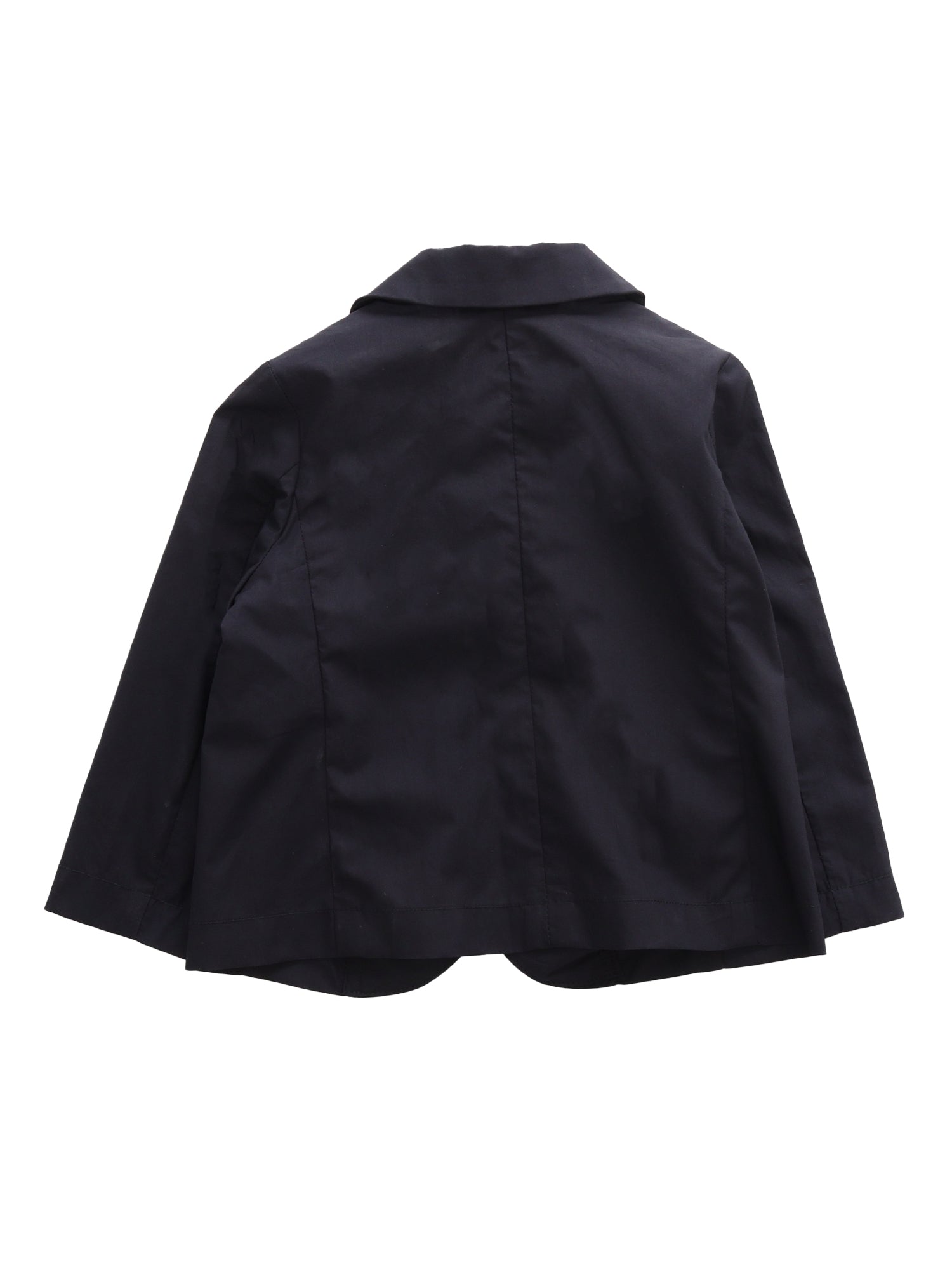 Single-breasted blazer Blue Cotton Fabric 2 Jacket