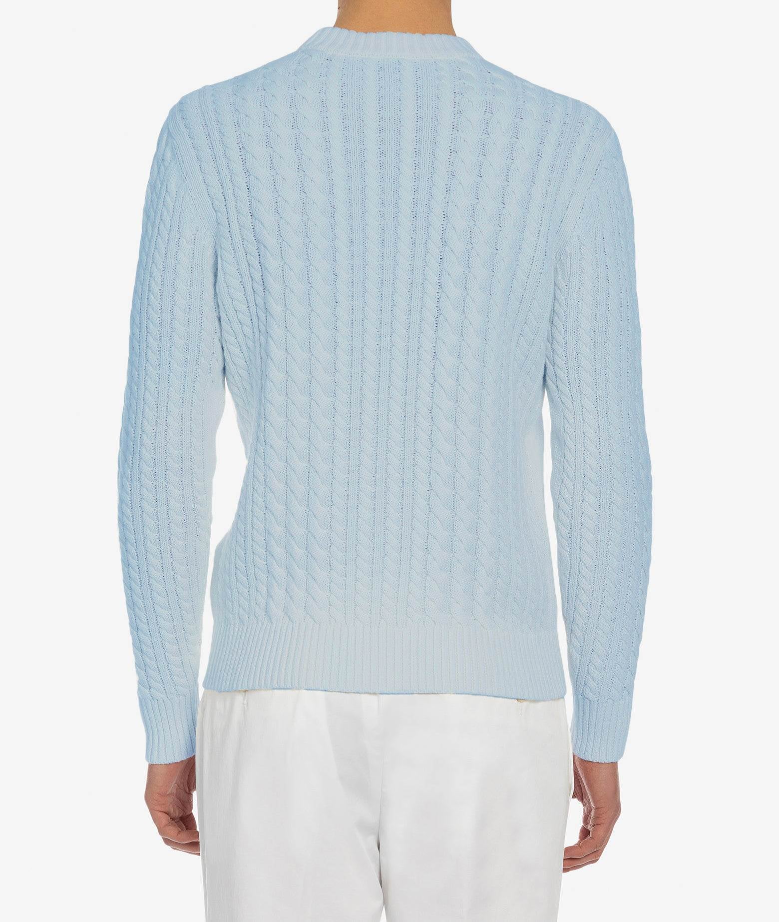 Cotton Sweater Bali Lightblue Maglieria Dis/lav Pesante